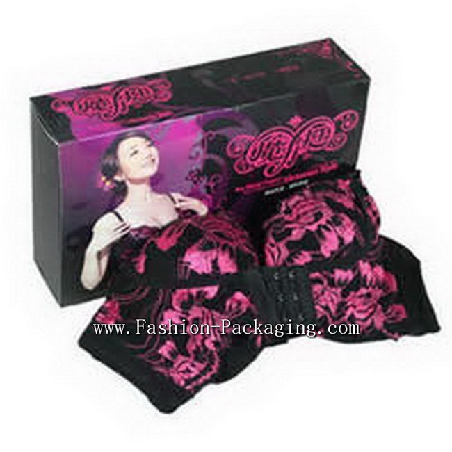 Luxury Paper Box with elegant and charming Design for Ladies Bra packaging