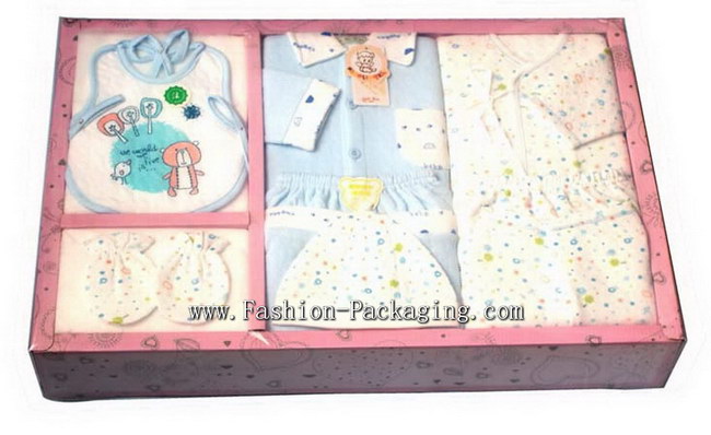 Paper box for Baby Clothes Packaging design
