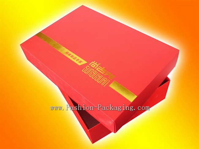 Custom Hot stamped Paper foldable Box for Apparel/Clothing