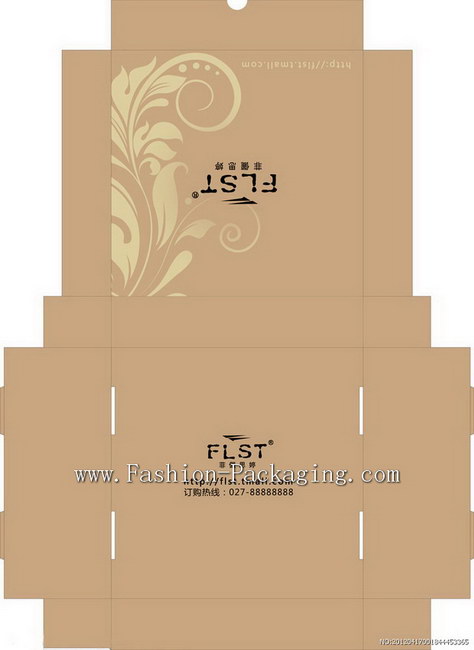 Custom Printed Corrugated Board Shoe box Design