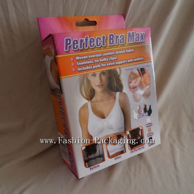 Elegent Paper Brassiere Packaging Box