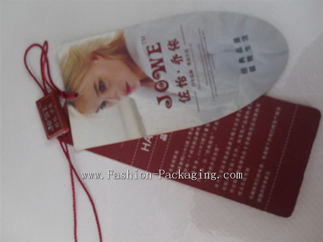 Fashionable Customized Paper Hang Tag for Clothing