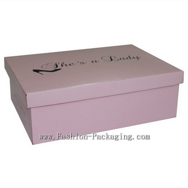 Custom Crocodile embossed shoe packaging box for famous brand