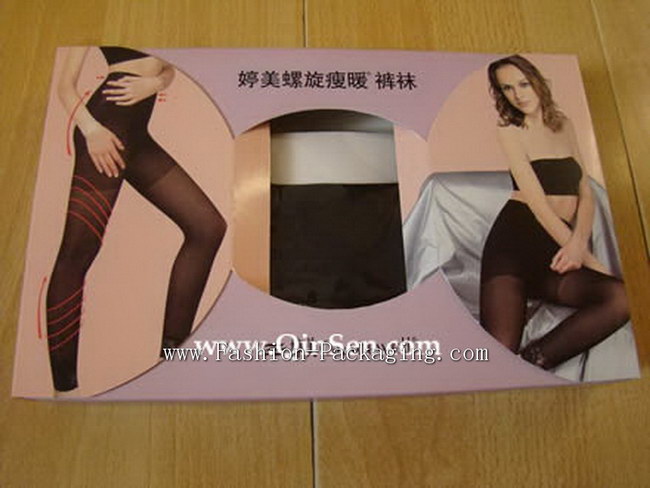 Folded Open Paper Box for Stocking packaging