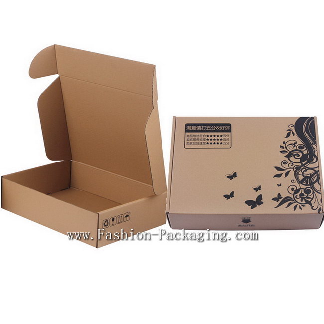 Brown Carrying Box with one color printing for padded/jacket