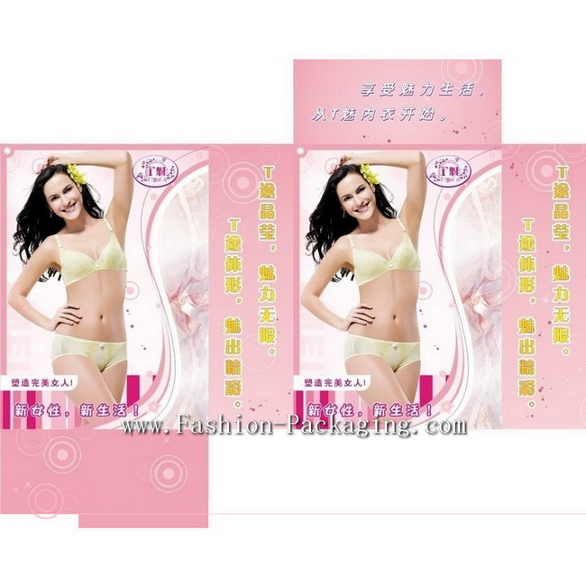 Paper Box Box with Custom Design for lady lingerie