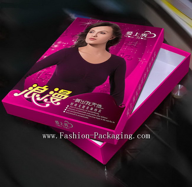 Rigid Lady Underwear Packaging Boxes