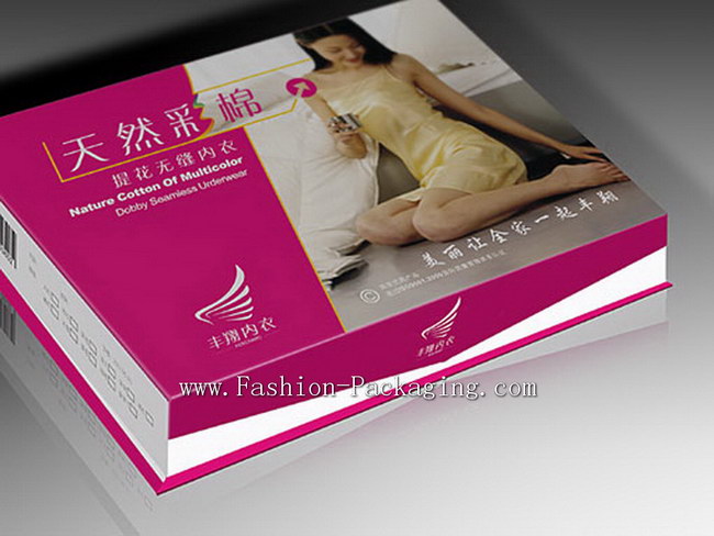 Rigid Cardboard Box for Woman Underwear Packaging