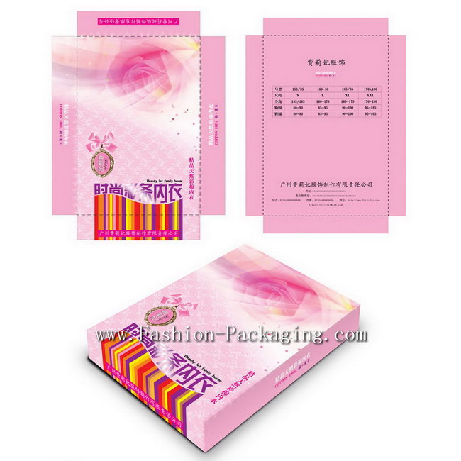 2 Pieces Linggerie Box and Lingerie Box Design