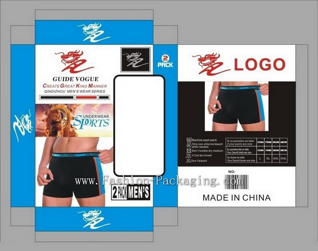 Custom Underwear Box Design