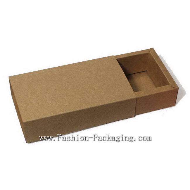 Recycled Nature Brown Kraft Box for Tie