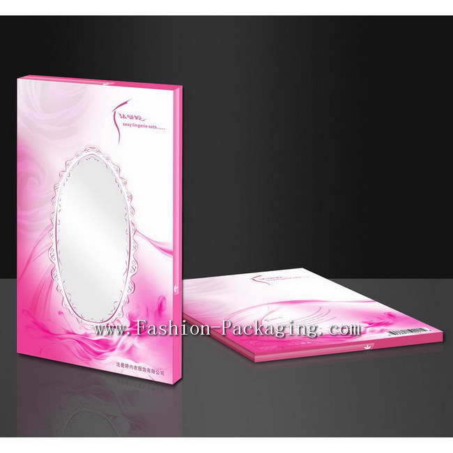 Custom Lingerie Boxes with pvc window