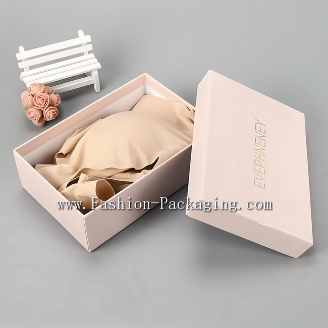 Printed Rigid Lingerie Gift Box with Brand for Bra Packaging