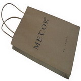 Kraft Paper Shopping Bag with The Paper Rope Handle