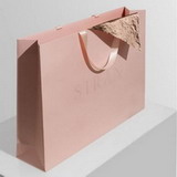 Top Brand Papckaging Bag with colorplan ribbon for luxury woman fashion boutique