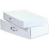 White Apparel Carrying Box with plastic handle