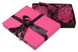Hot Pink Girl's Bra Paper Packing box (latest design for box of lingerie)
