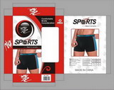 Custom Man sport underwear box design