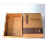 Natual Brown kraft Apparel paper box with color printing