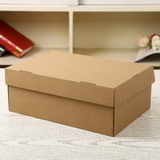 Custom kraft shoe packaging box