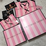 Victoria's Secret Lingerie Paper Box and paper bag for reference